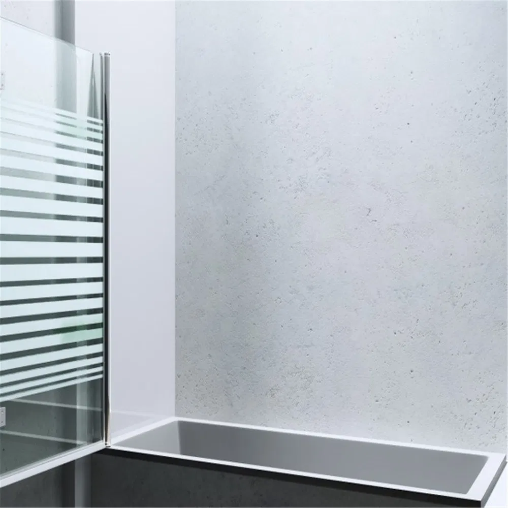 Simple Stainless Steel Mini Hinge Bathtub Shower Enclosure