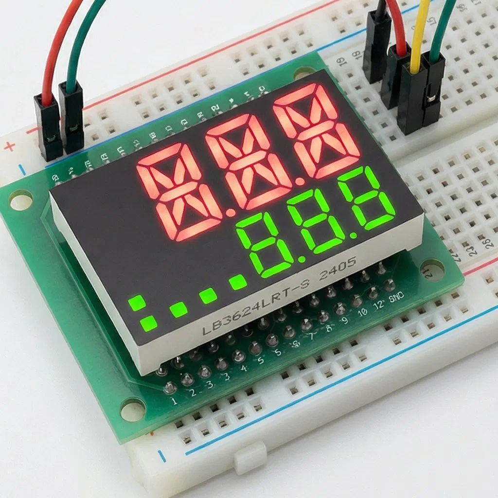 3 Digit Dual Line LED Display for Accurate Temperature Control