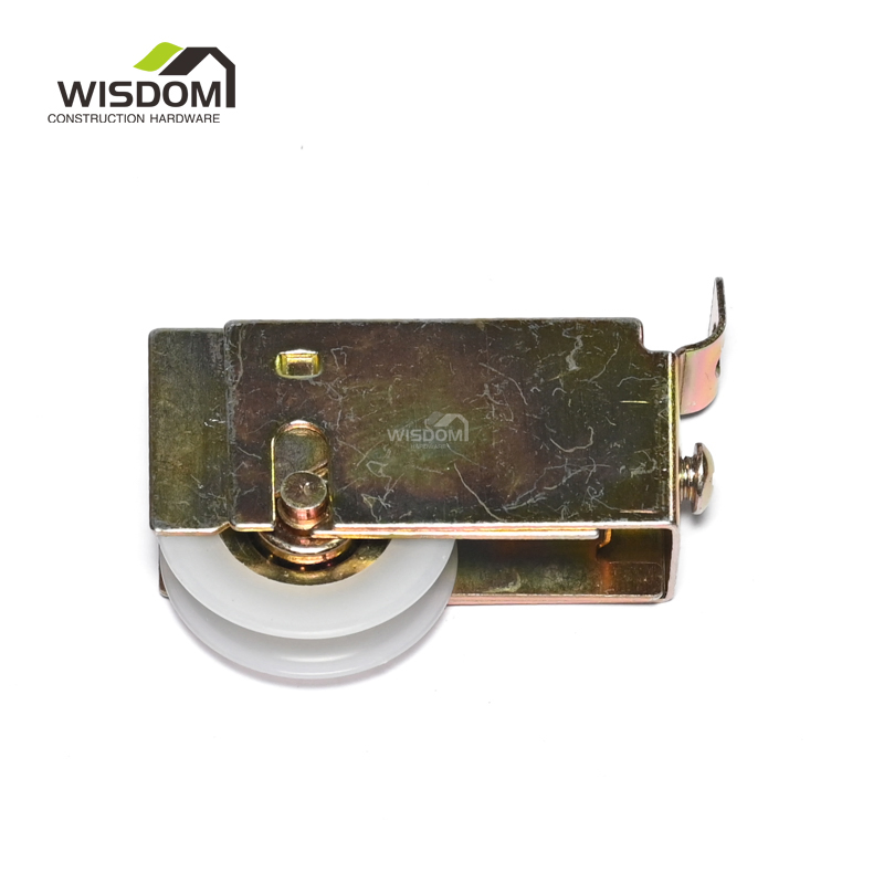 Zinc Color Nylon Roller Ball Bearings for Sliding Window Door UPVC Sliding Nylon Windows Single Roller Adjustable Wheels