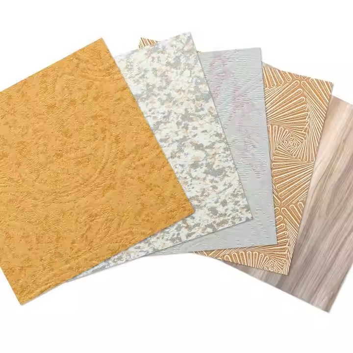 Noise Absorbing &amp; High Fire Rating &amp; Termite-Proof PVC Gypsum Ceiling Tiles