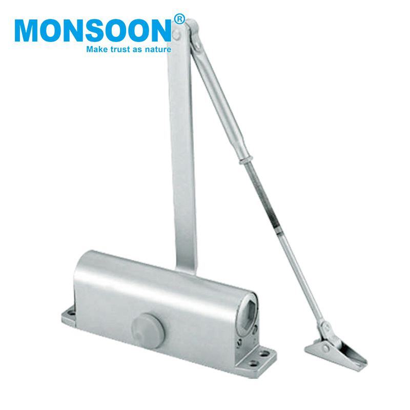 Hot Selling Adjustable Wooden Door Closers Silent Self Closing Concealed Aluminum Alloy Door Closer Hinge Hydraulic Door Closer