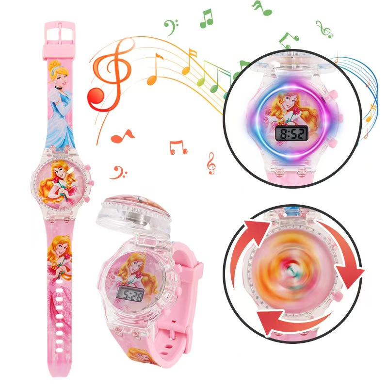 Fashionable Children's Music Watch with Luminous Flashing LED