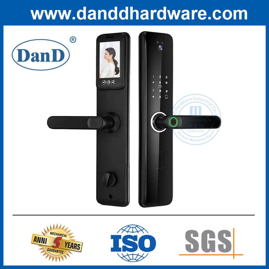 Biometric Unlock Smart Deadbolt Lock Front Door Smart Electronic Handleset for Apartment