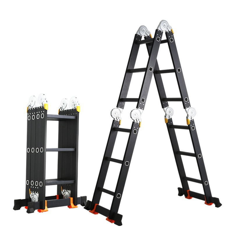 Mobile and Convenient 4X4 Steps Retractable Safety Ladder