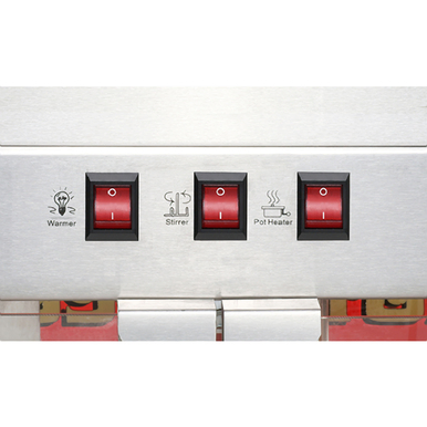 12 Ounce Stainless Steel Popcorn Maker/Machine (PM12)