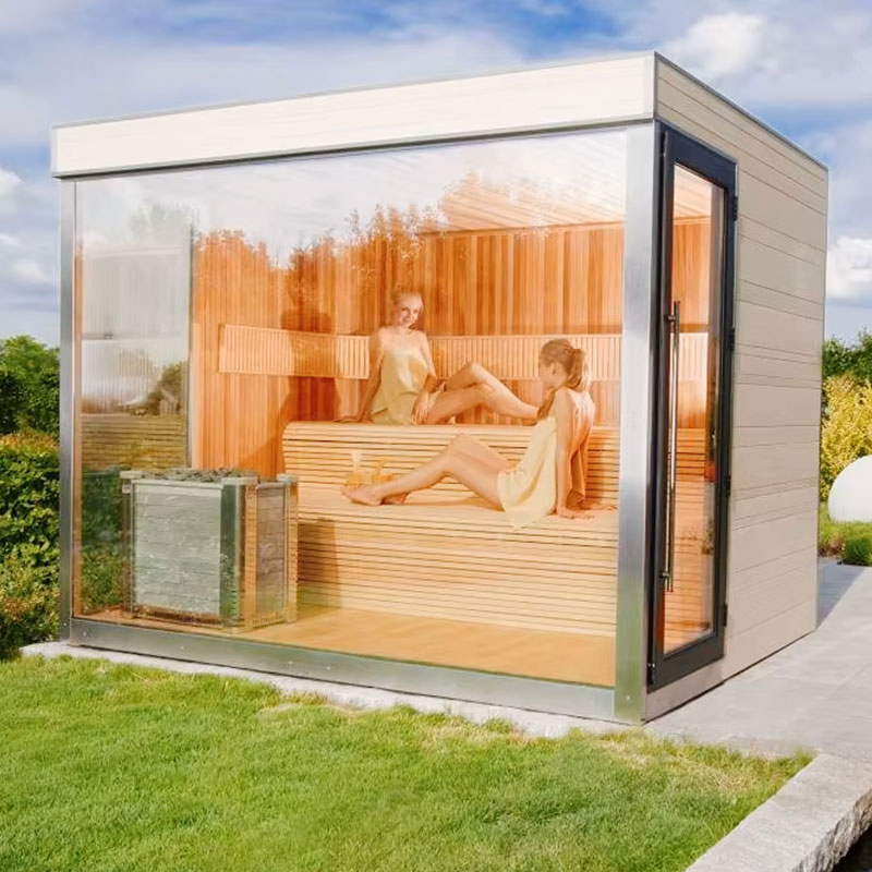 Инфракрасная сауна из массива дерева BD-JX01 с панелью управления