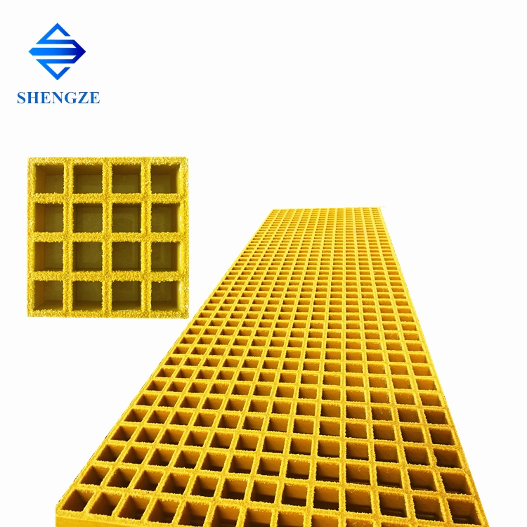 Anti Slip FRP Dock Panels and Fiberglass Pedestrian Grating Deck Boards Walkways Sheet