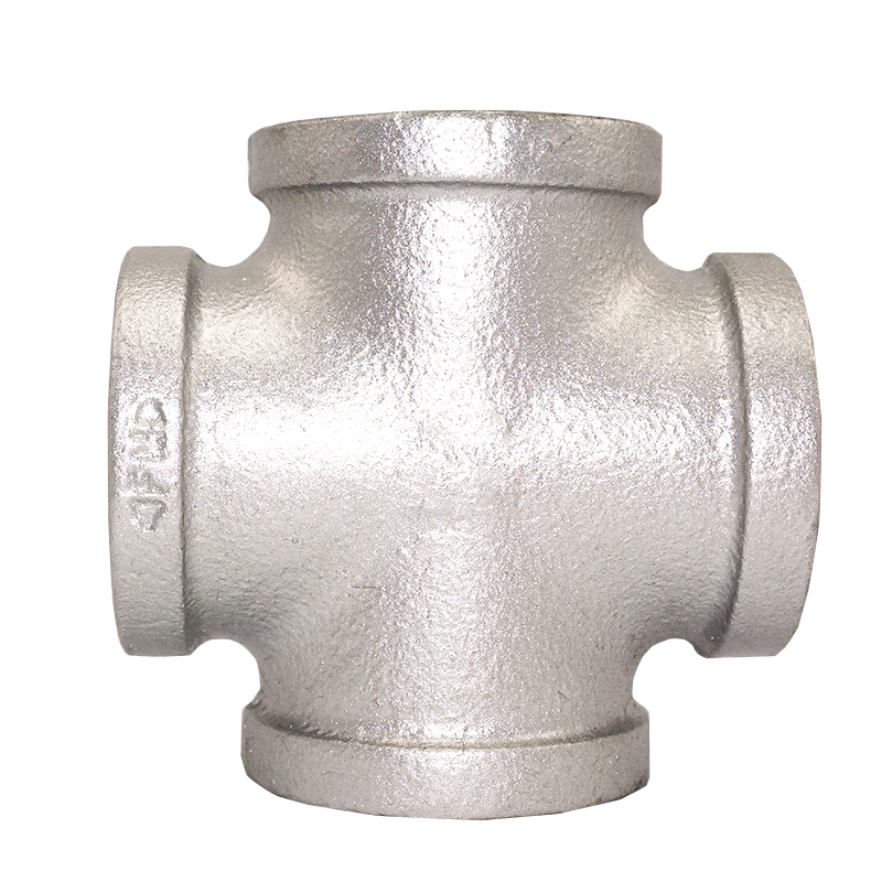 Leyon FM UL Grooved Pipe Fitting Fire Fighting Pipes Fire Protection System Black Malleable Iron Cross