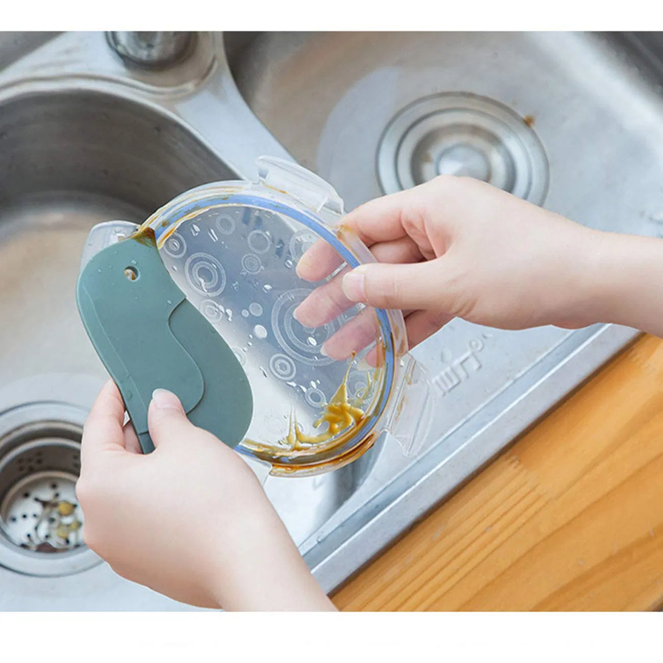 Plastic Cleaner Tools Durable Pot Messy Pan Kitchen Accessory Cooking Bright Scrapers