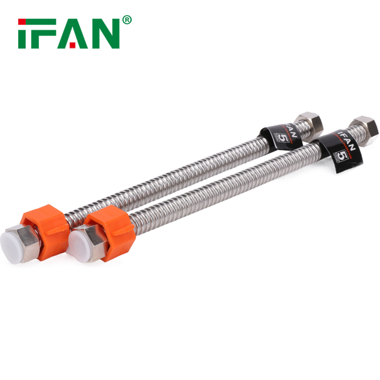Ifan ASTM A312 Easily Installation Flexible Hose 30-60mm OEM Size Stainless Steel Corrugated Pipe