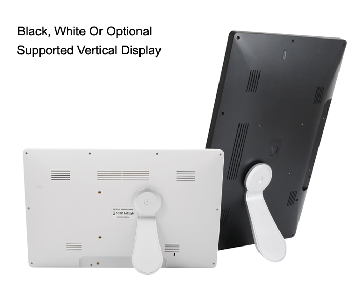 17 Inch Full HD 1080P Wall Mount White LCD Digital Photo Frame with Picture Video Input