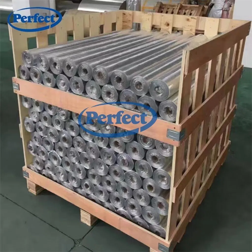 Aluminum Foil Double Sided Vapor Barrier Thermal Reflective Heat Insulation Solid Radiant