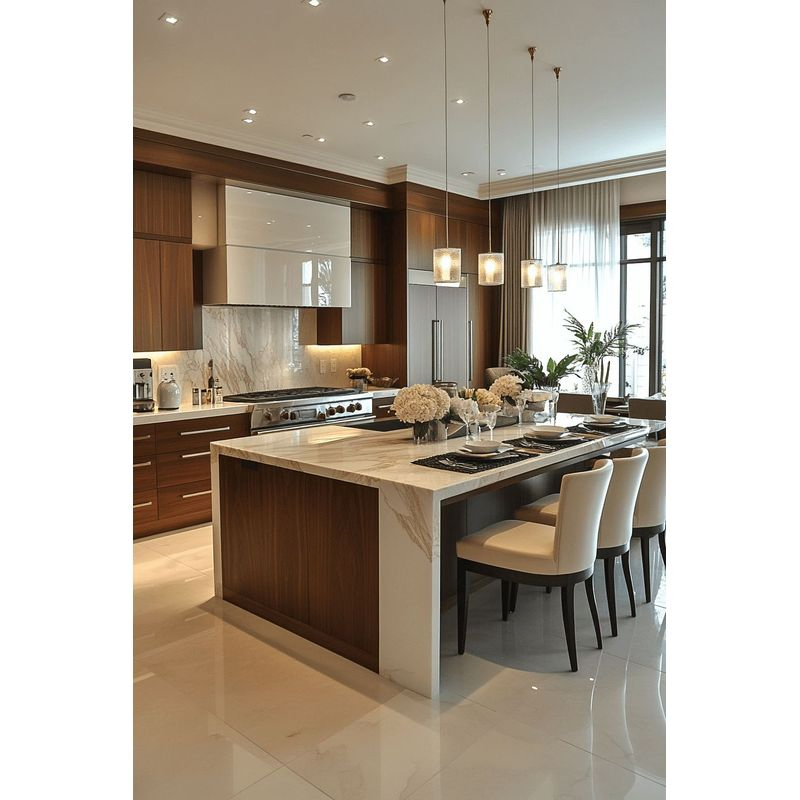 Plywood Modern Design Hot Sale Extra High Quality Distinguished Creative Approach Lacquered Finish Kitchen Cabinet