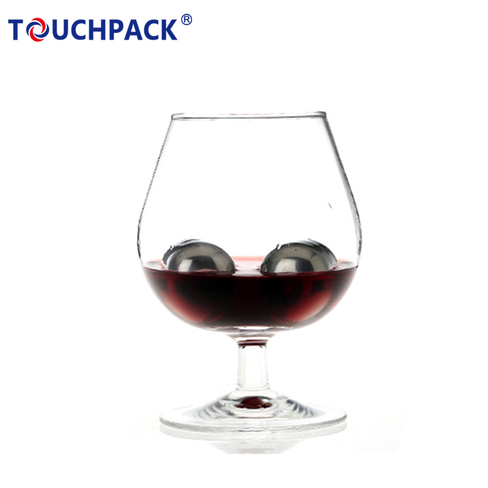 Reusable Custom Laser Logo 304 Stainless Steel Chilling Whisky Stone