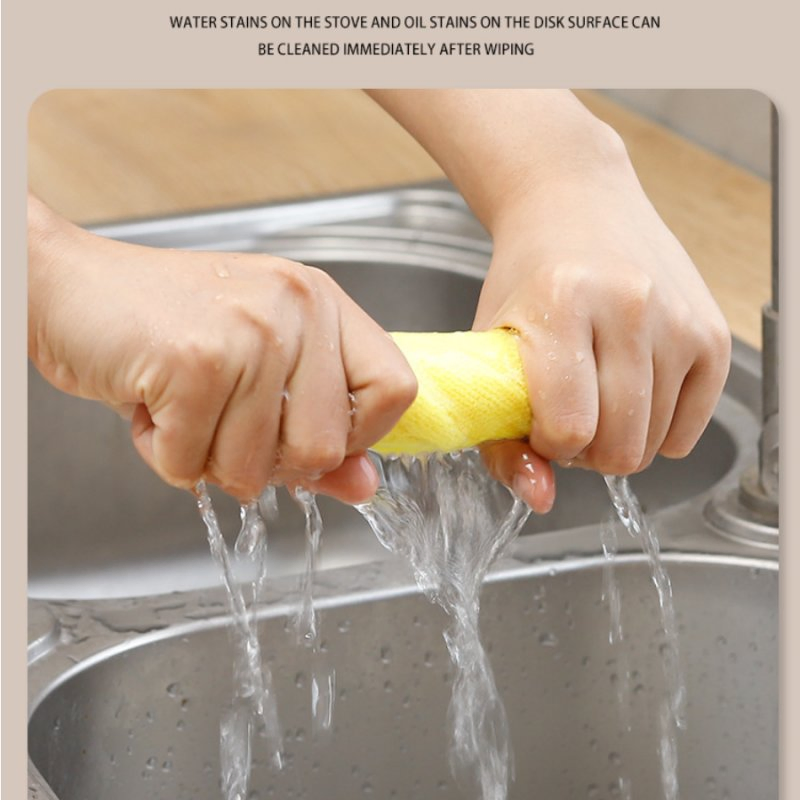 Microfiber Multi-Purpose Cleaning Towel for Glass & Household Use