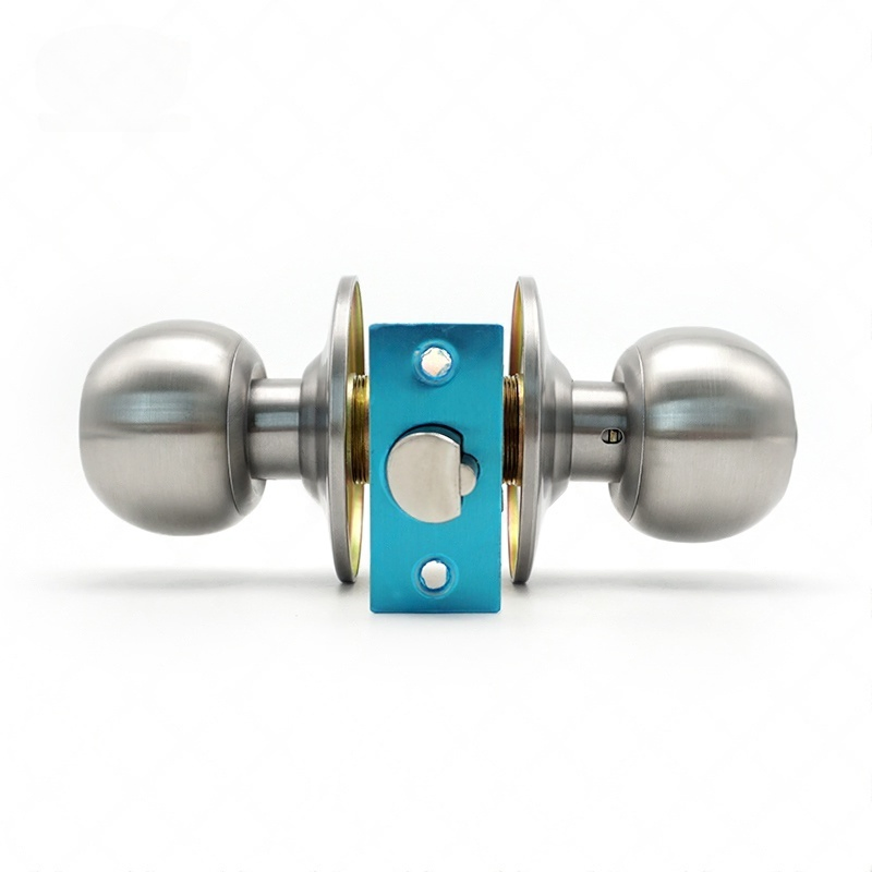 Hot Sale High Quality Tubular Lever Door Handle Stainless Steel Entry Privacy Passage 587 Ss Et Hotel Round Knob Door Lock Window Handle Lock