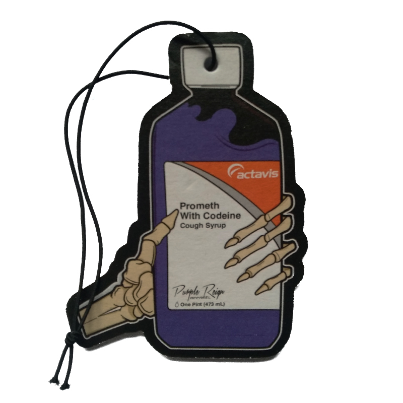 Promotion Gift Paper Car Air Freshener with Car Perfume