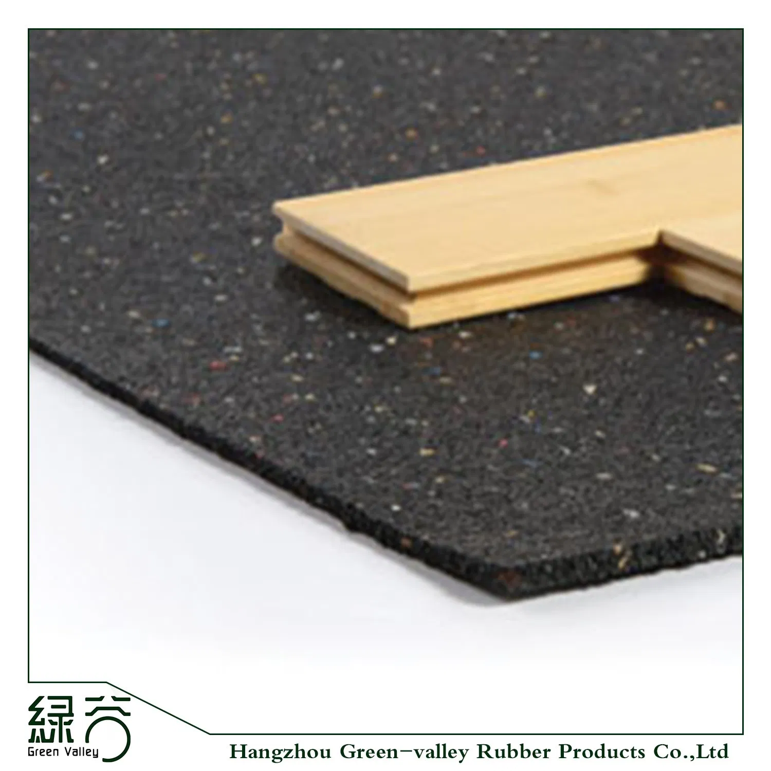 Modern Hot Selling Eco-Friendly Sound Insulation Mat Black SBR Soundproof Underlay Rubber Roll Acoustic Floor