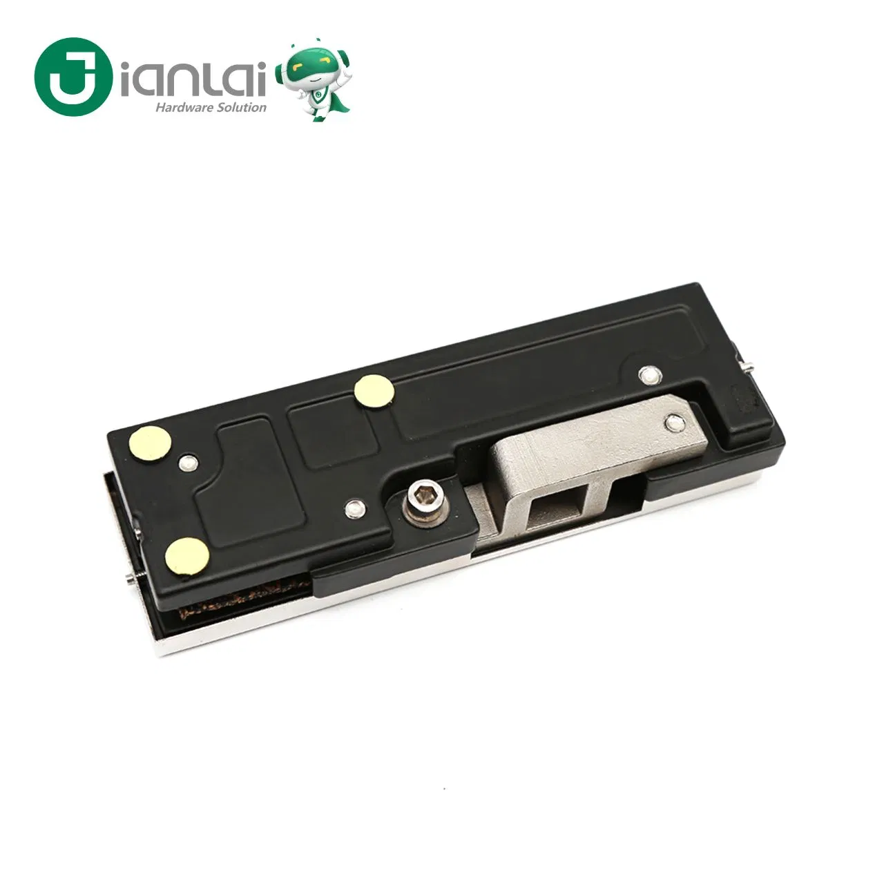 Durable Aluminum Alloy Glass Door Hardware Bottom Patch Fiffing