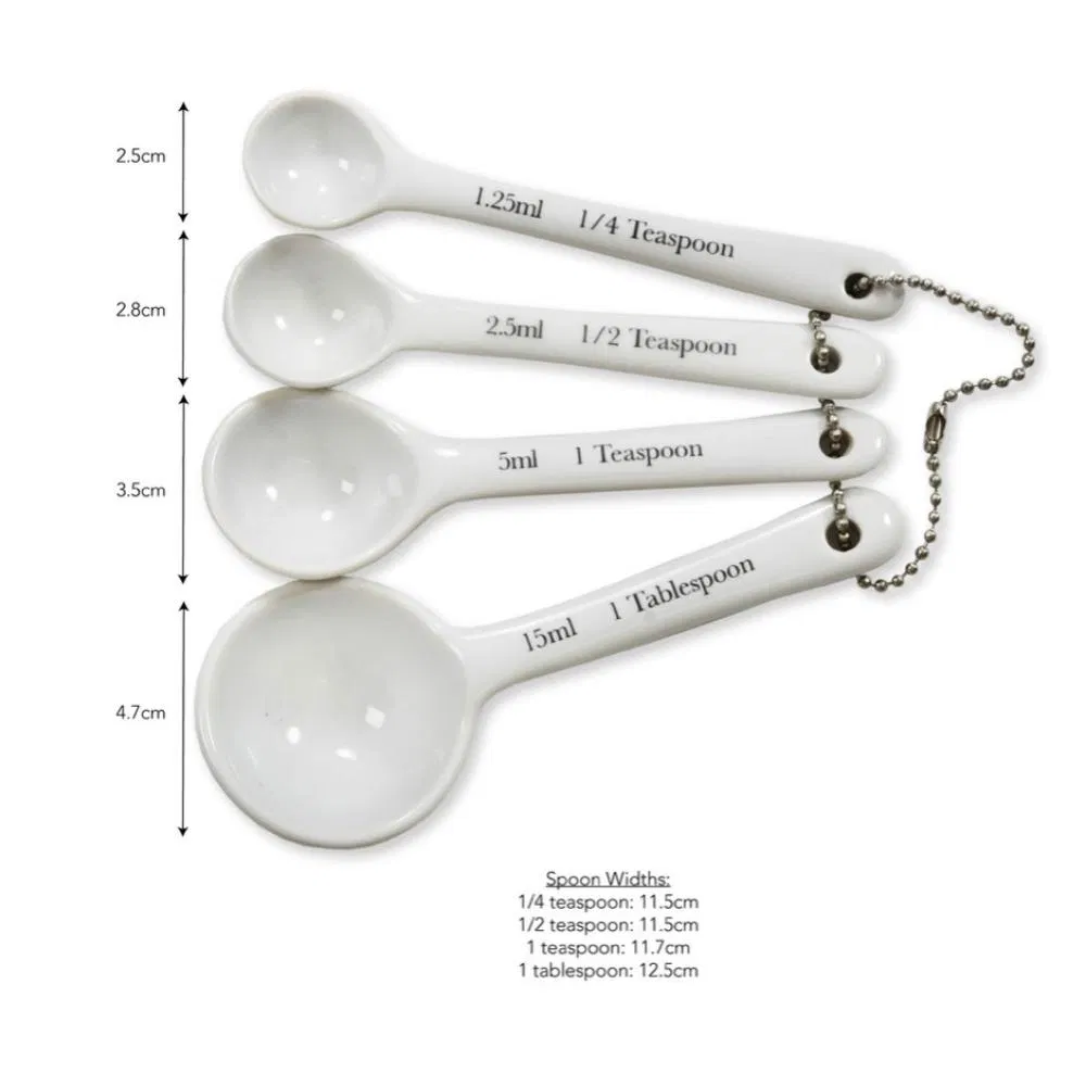 Cute Glazed Ceramic Measuring Tea Spoon