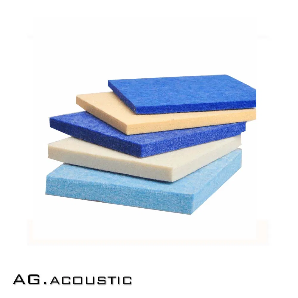 AG. Acoustic Sound Absorbing Material Thickness 24mm Polyester Fibre Pet Acoustic Panel for Auditorium