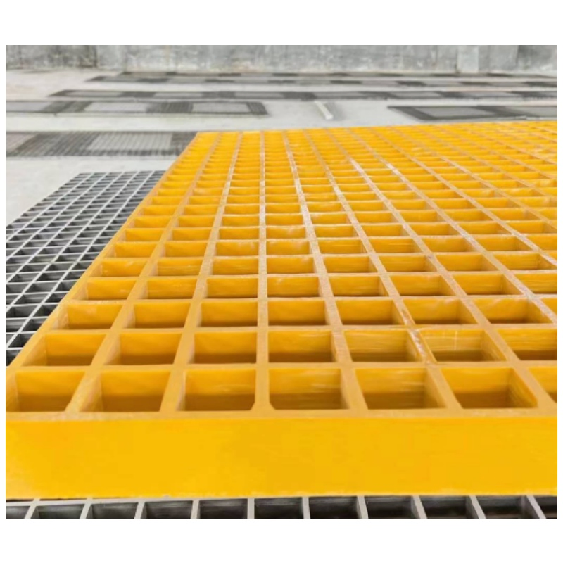 UV Stabilized Fiberglass Flat Grating with Fire Retardant Properties for Outdoor Use