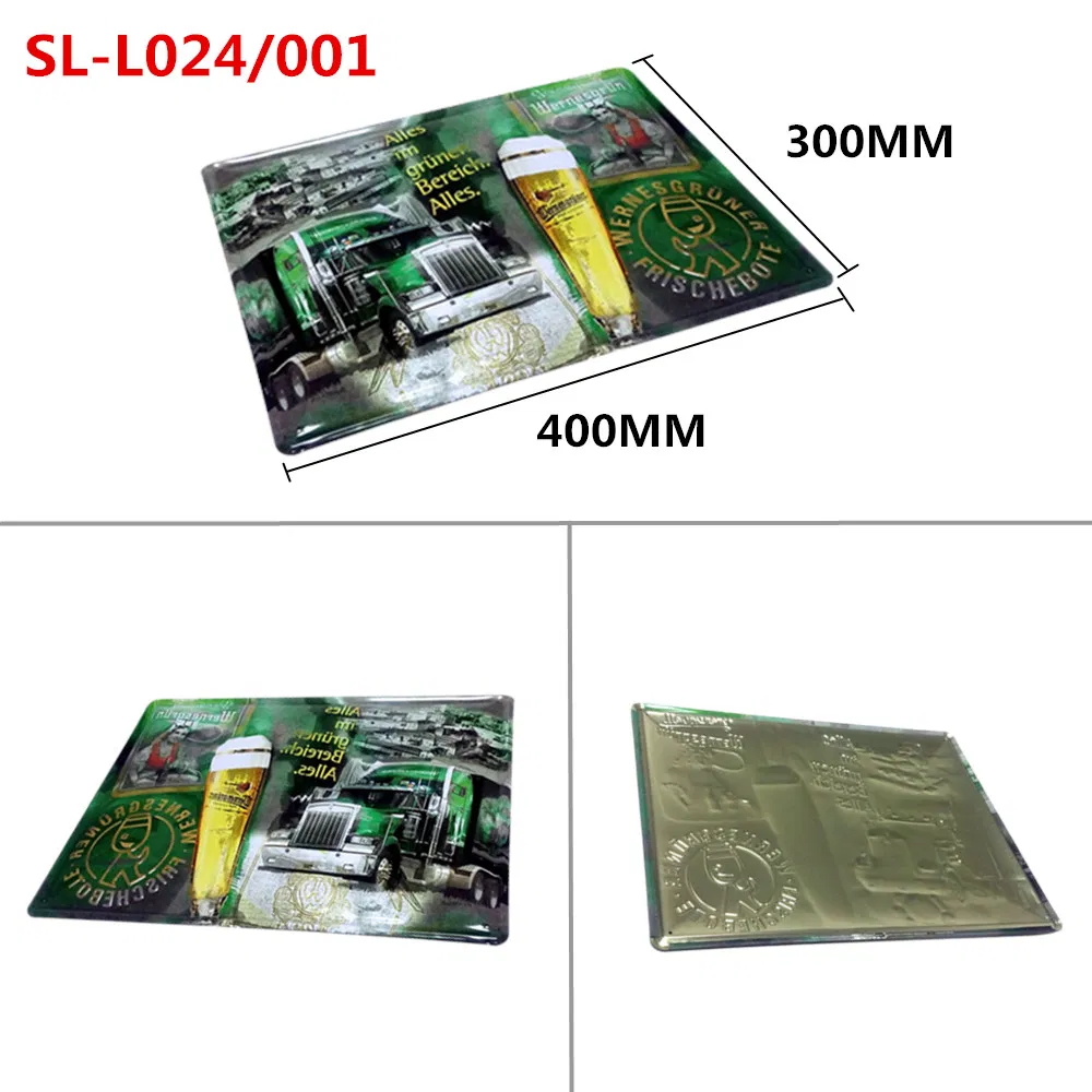 Popular Metal Classic Tin Plate Decoration Metal Tin Signs