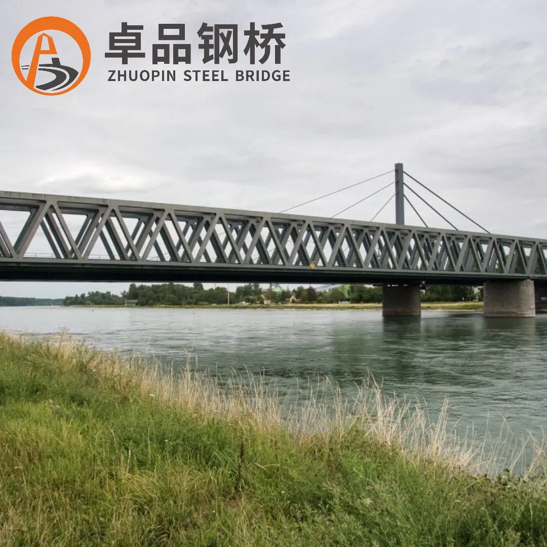 Hot DIP Galvanizing Painted Steel Bridge / Steel Structure Bridge