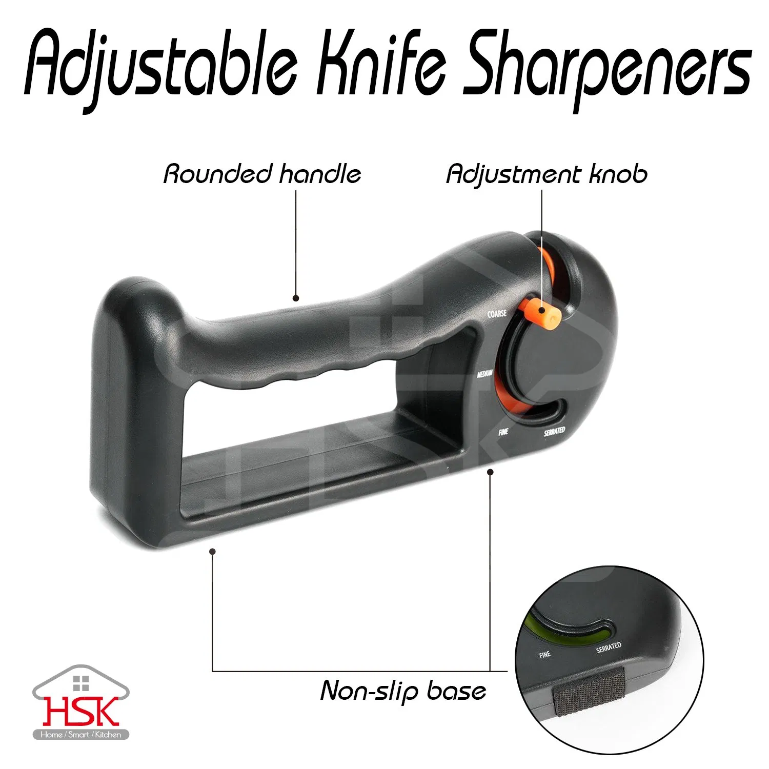Creative Four-in-One Multi-Functional Knife Sharpener for Household Kitchens