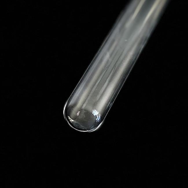 Wholesale Polished Quartz Crystal Glass Test Tube for Lab Room