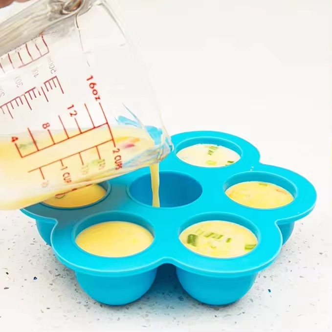 Hot Sale Multifunction Cooker Ice Cube Tray Accessories Baby Food Storage Container Silicone Storage Boxes