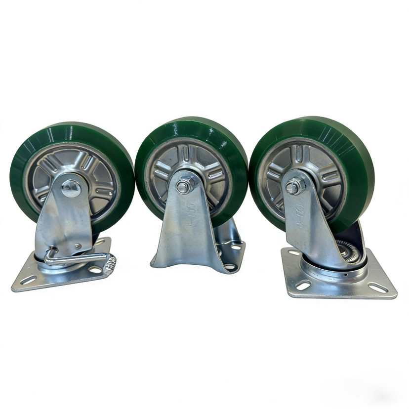 Three Modles of Heavy-Duty 6 Inch Sun Core PU Casters, Janpanese Style