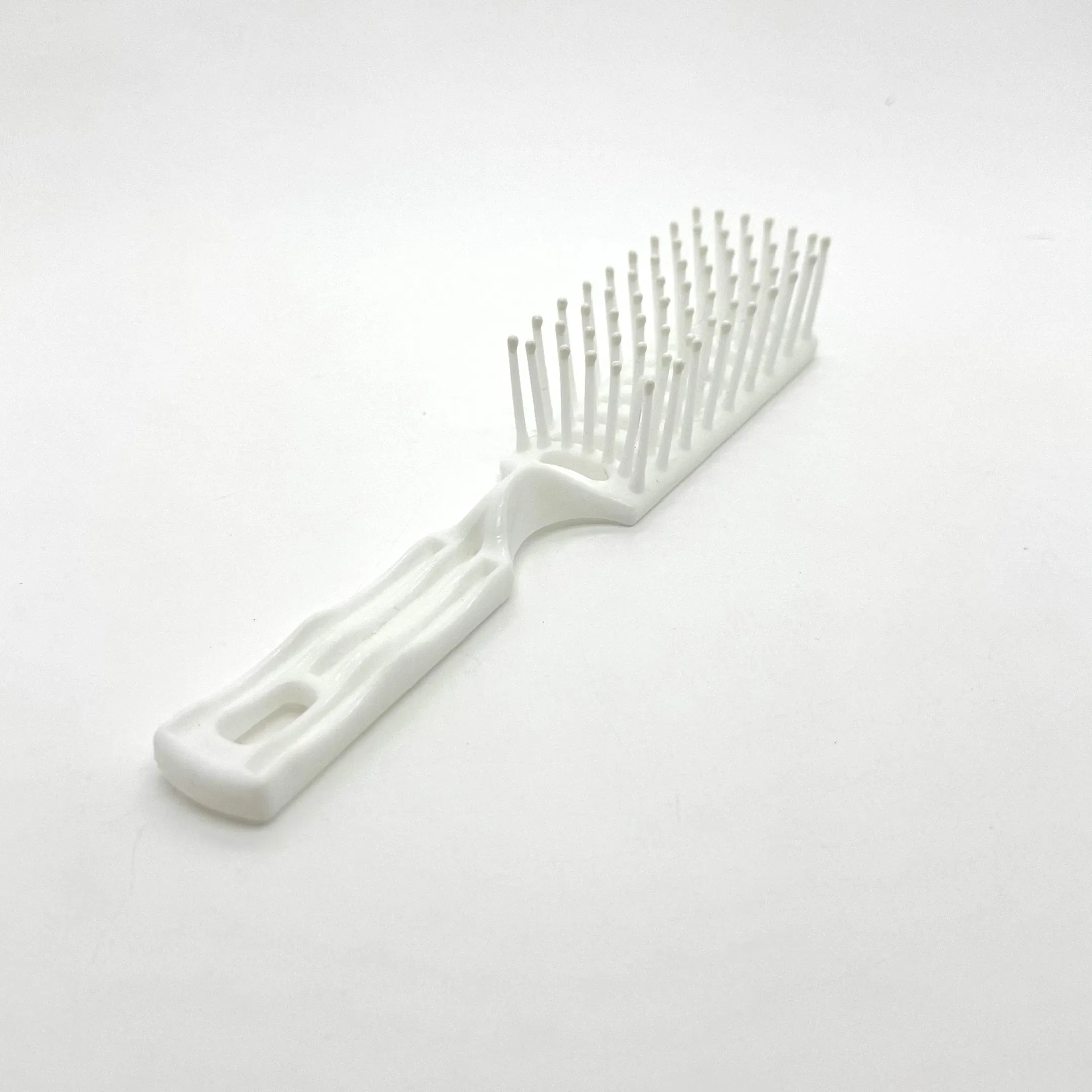 Premium White Plastic Massage Comb for Relaxation and Styling 07