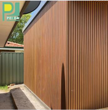 Fireproof WPC PE Coextrusion Cladding Outdoor Wall Panel