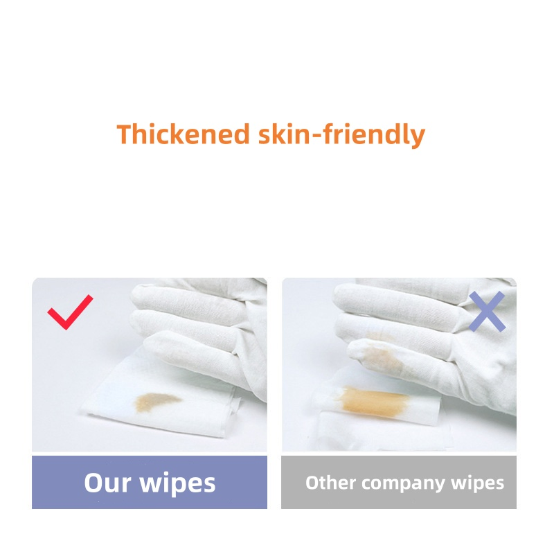 Factory Supply Cheap Non-Woven Fabric Cleansning Disinfectant Natural Care Baby Reusable Wet Wipes Without Alcohol
