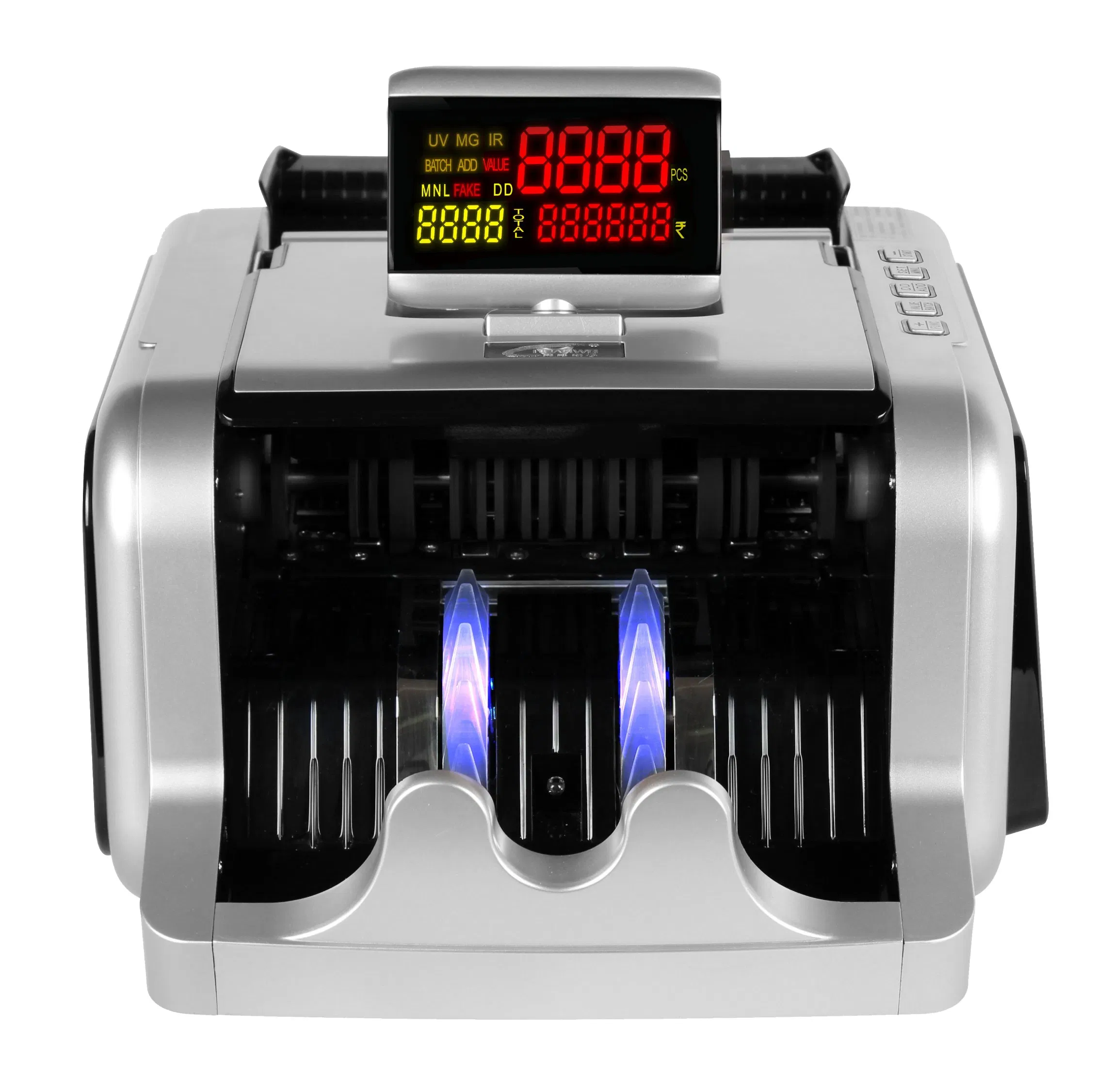 Al-2600 Bank Equipment Lkr USD EUR Bill Cash Counter Money Detector Machine