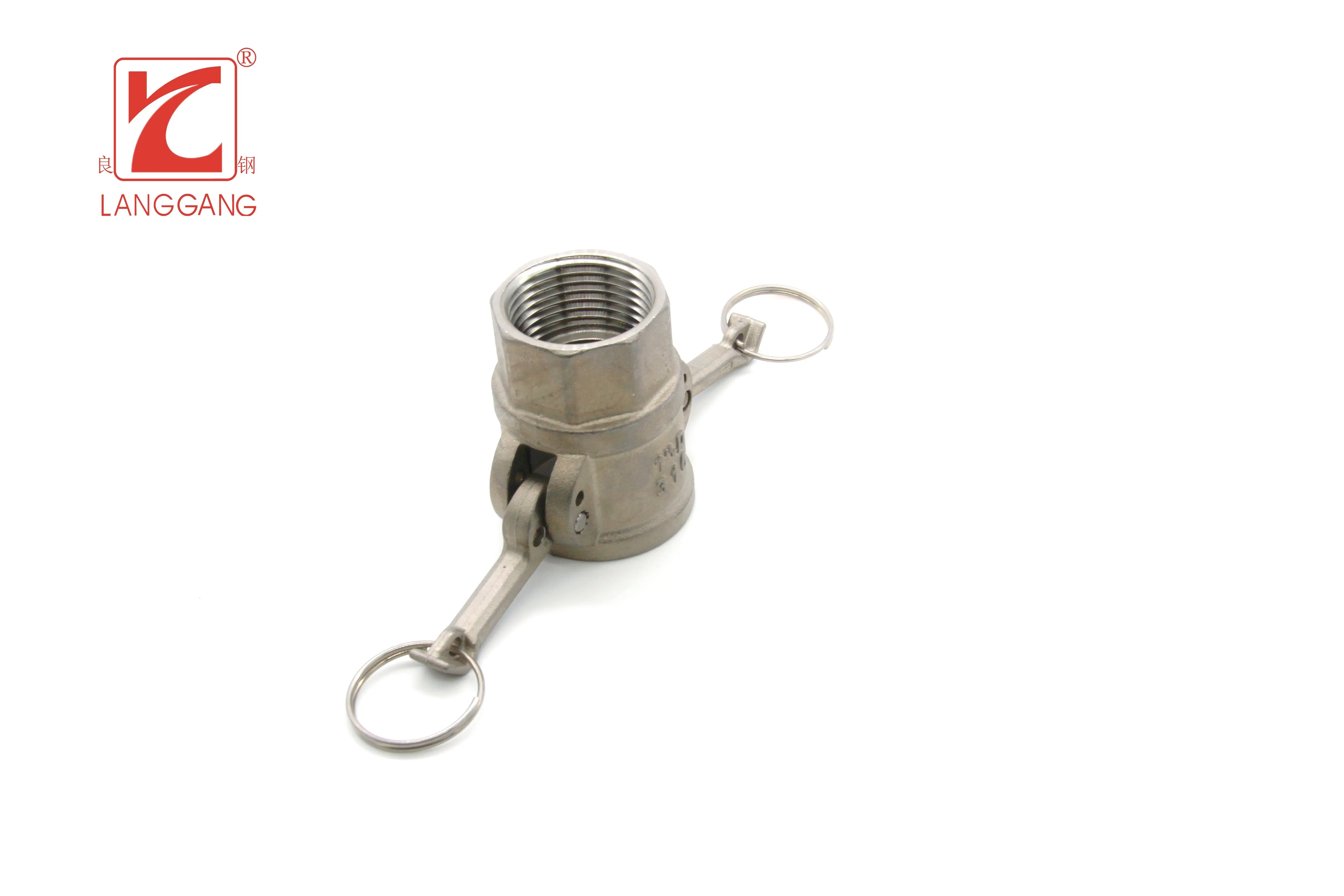 Lianggang Investment Casting Stainless Steel Threaded Type D Camlock for Hoses