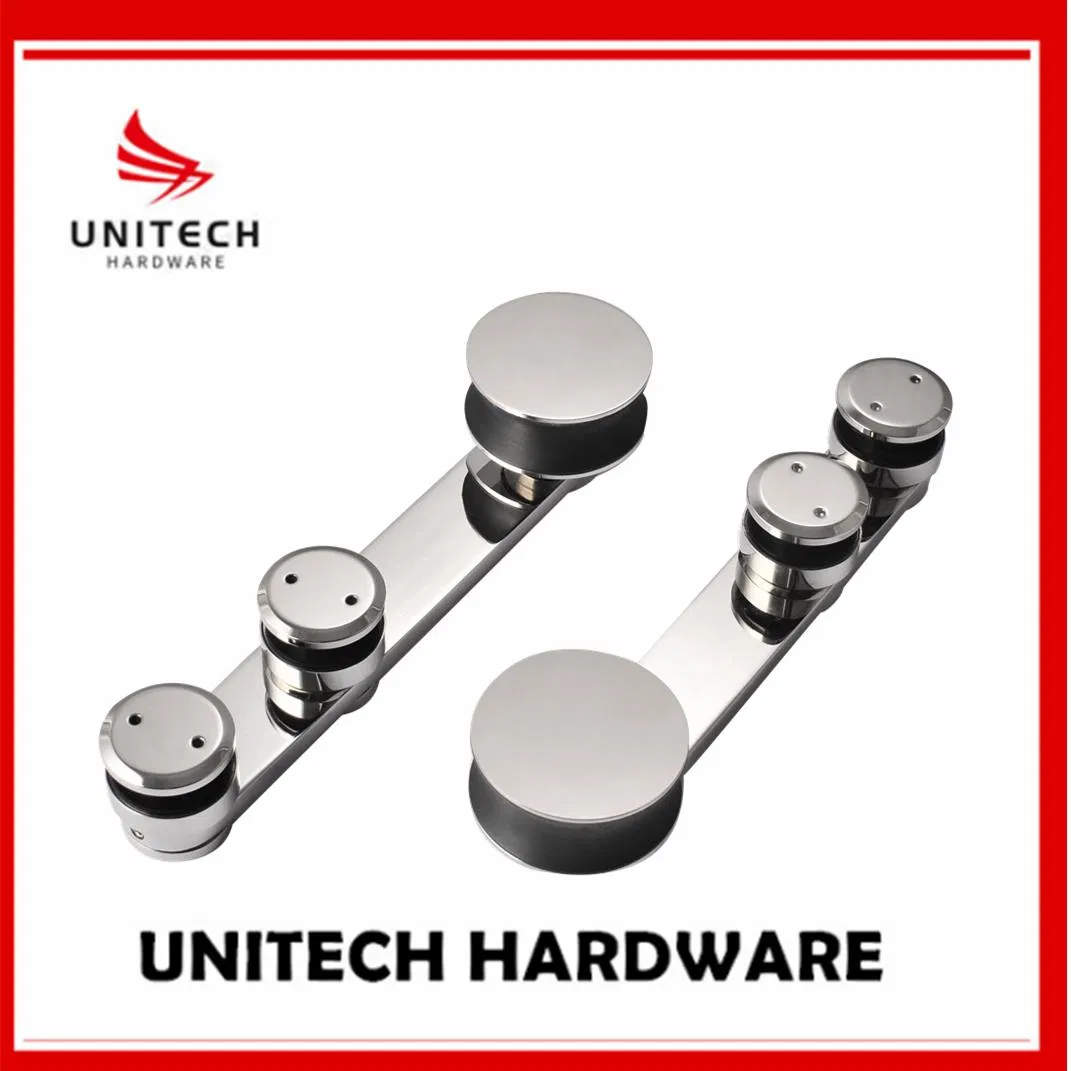 Stainless Steel 304 Glass Sliding Door Clamp and Roller Fitting Suit