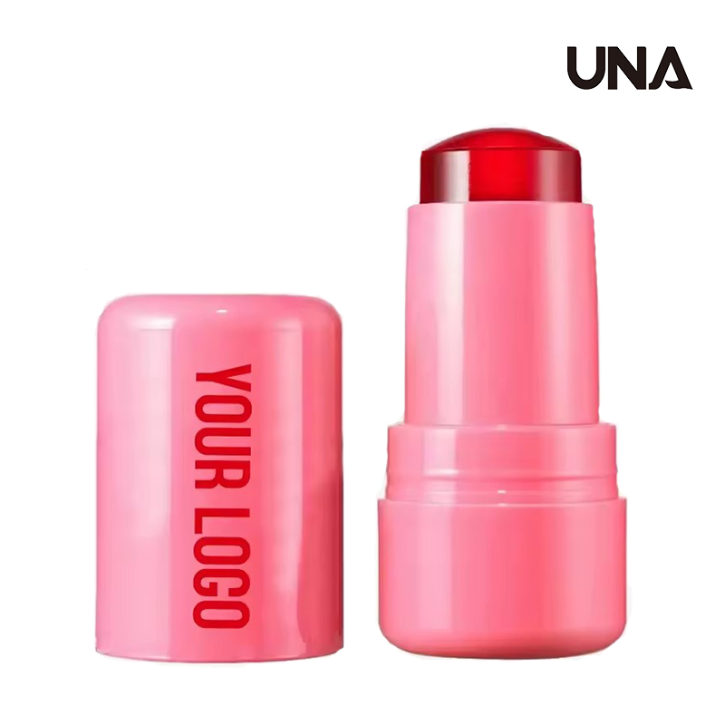 Wholesale Cosmetic Pigment Blusher Refresh Skin Single Moisten Blush Vegan Blusher and Jelly Blush Stick