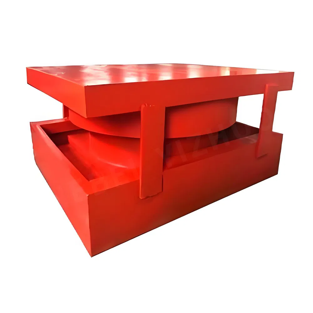 High Damping Stainless Steel Basin/Pot Rubber Bearing Seismic Isolation Base and Shock Absorber for Building Bridge