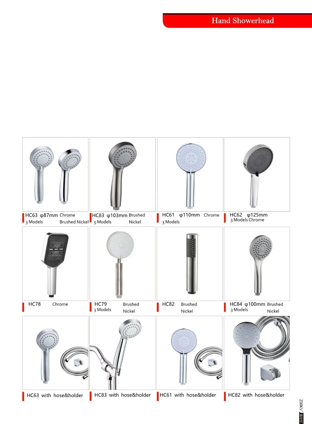 Multi Function Hand Shower Head 5 Function Chuveiro Mist Showerheads Three Water Round Handheld Shower Hand Sprayer
