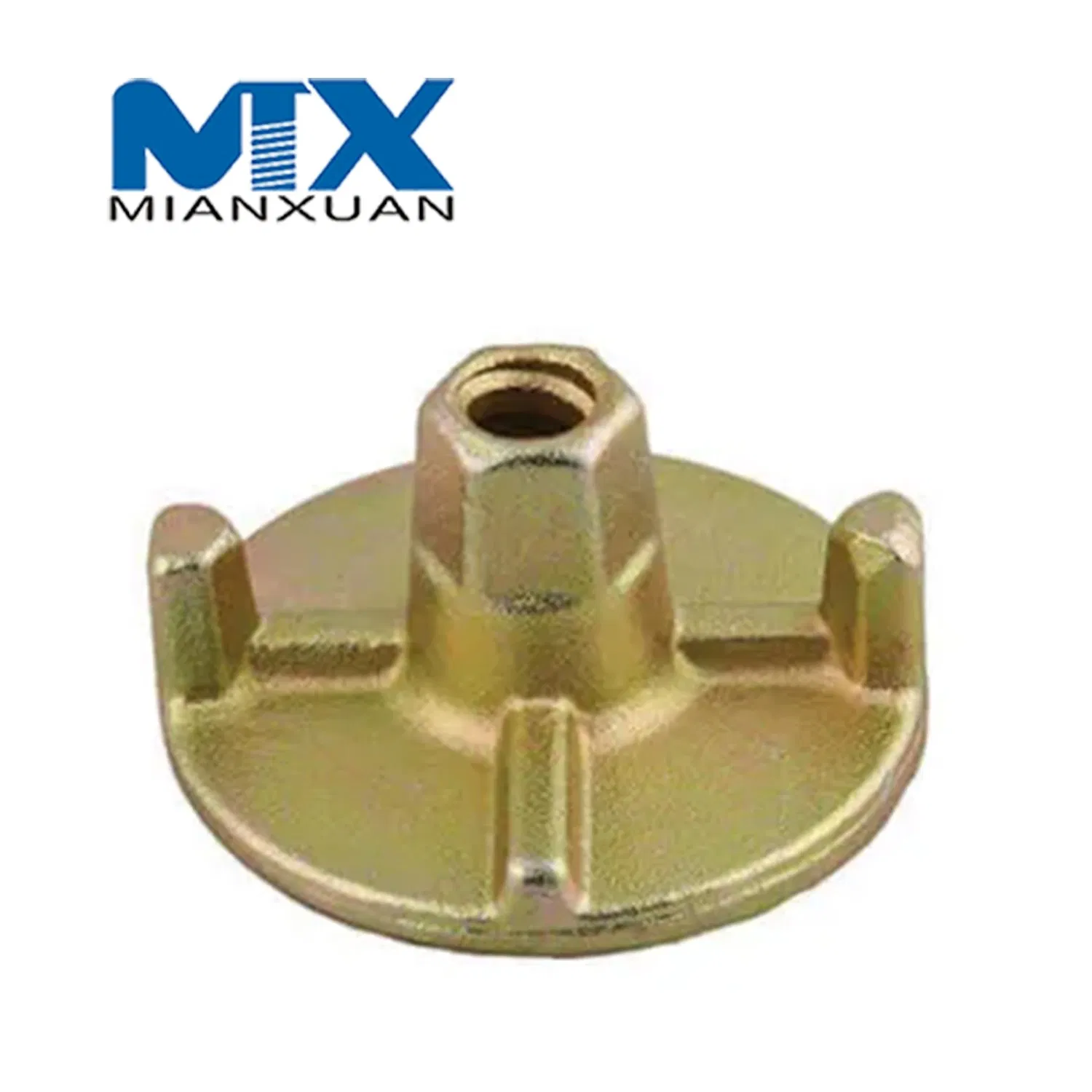 Building Concrete Steel Formwork Rebar Tie Rod Tension Nut Combination Casted Anchor Wing Nut