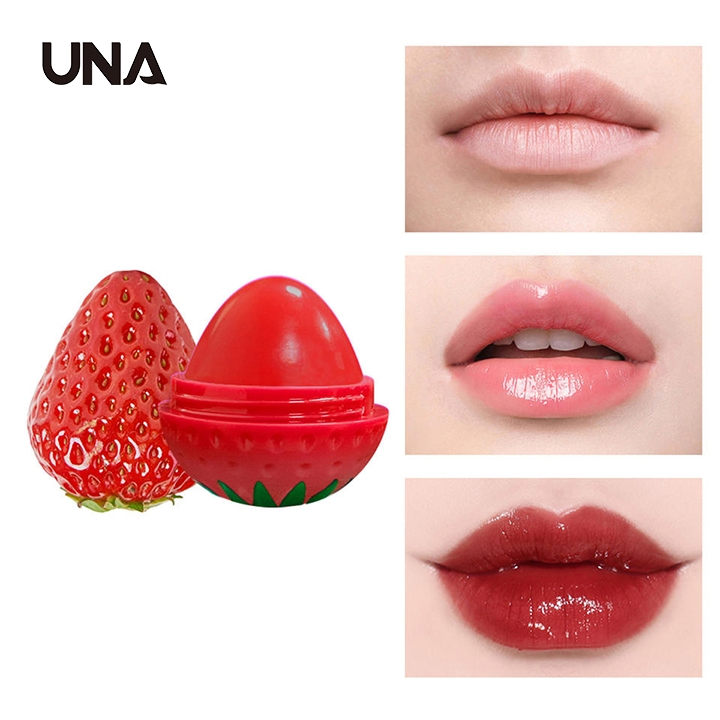 Strawberry Lip Balm Moisturizing Lip Balm Fruity Lip Gloss Cosmetics Makeup