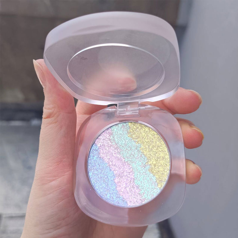 Manufacturer Makeup Private Label Vegan Pressed Chameleon Highlighter