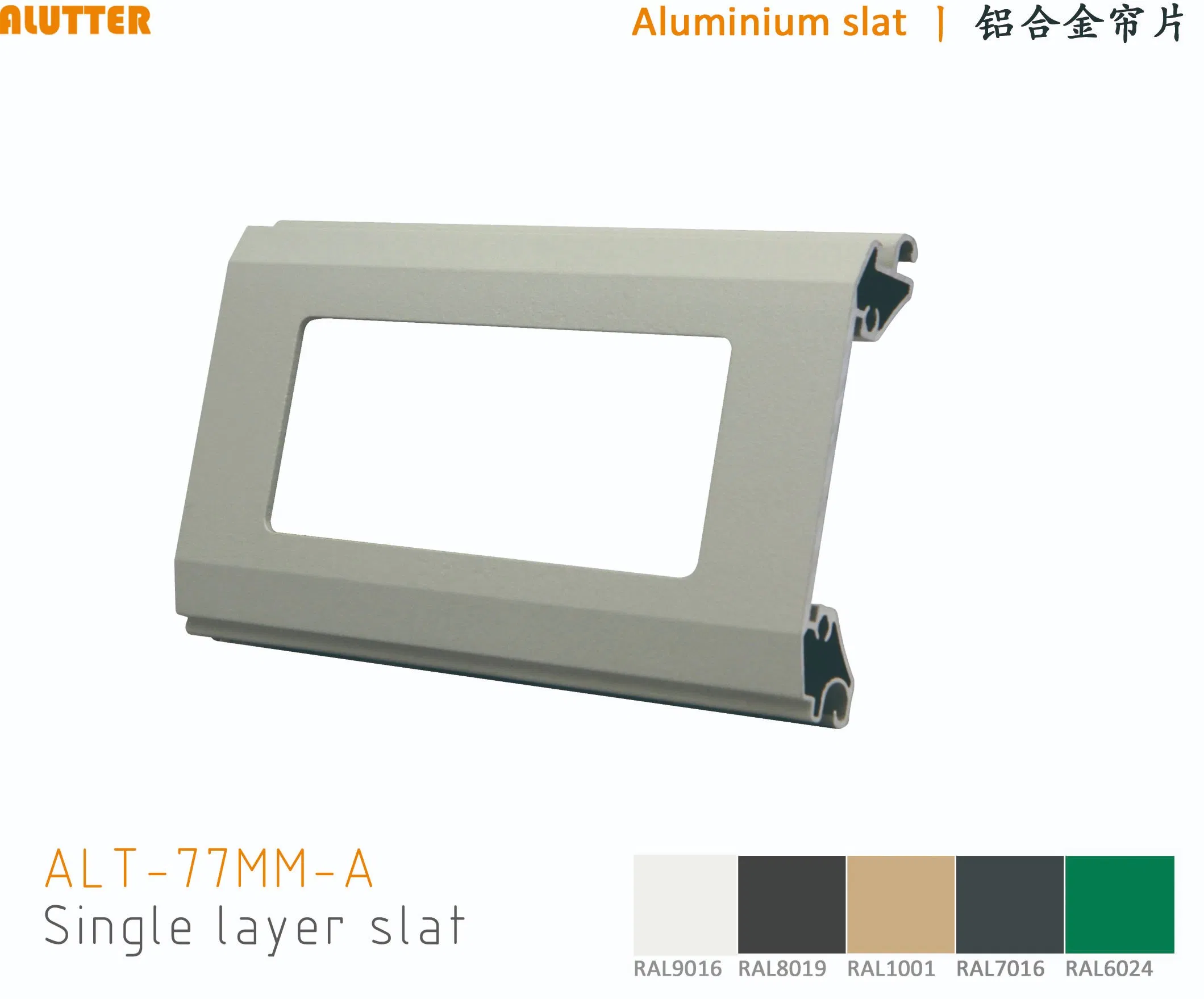 Electric Aluminium Roller Shutter Rolling up Shutter Door