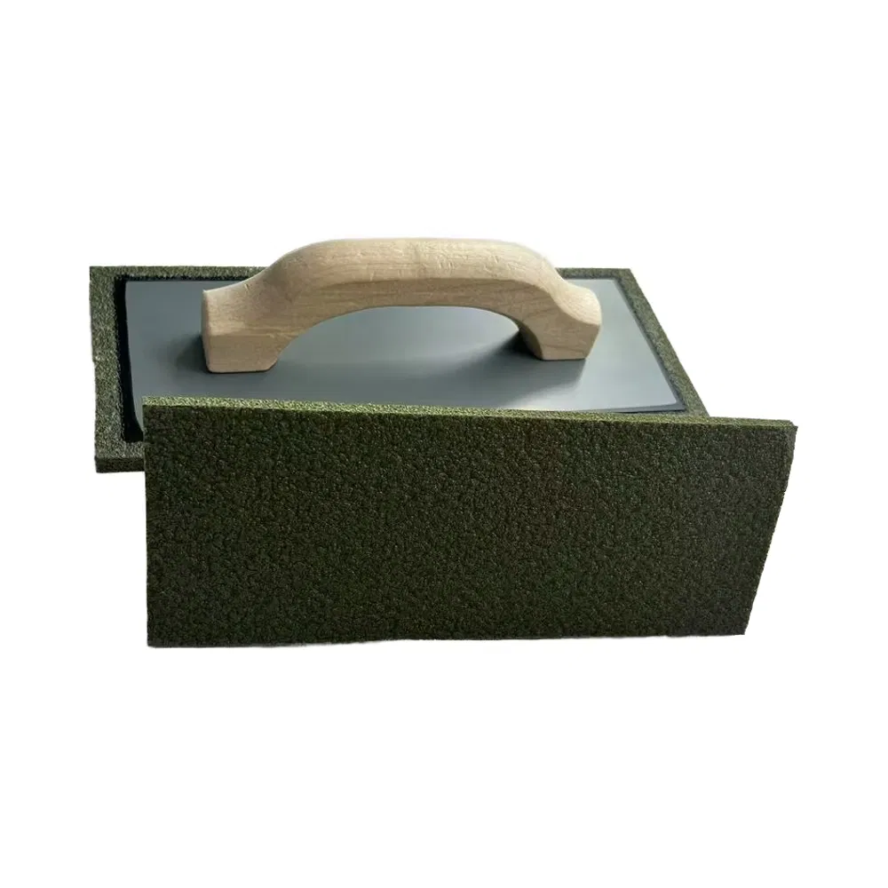 Professional Plastering Trowel Tool with Spray-Coated Iron Blade