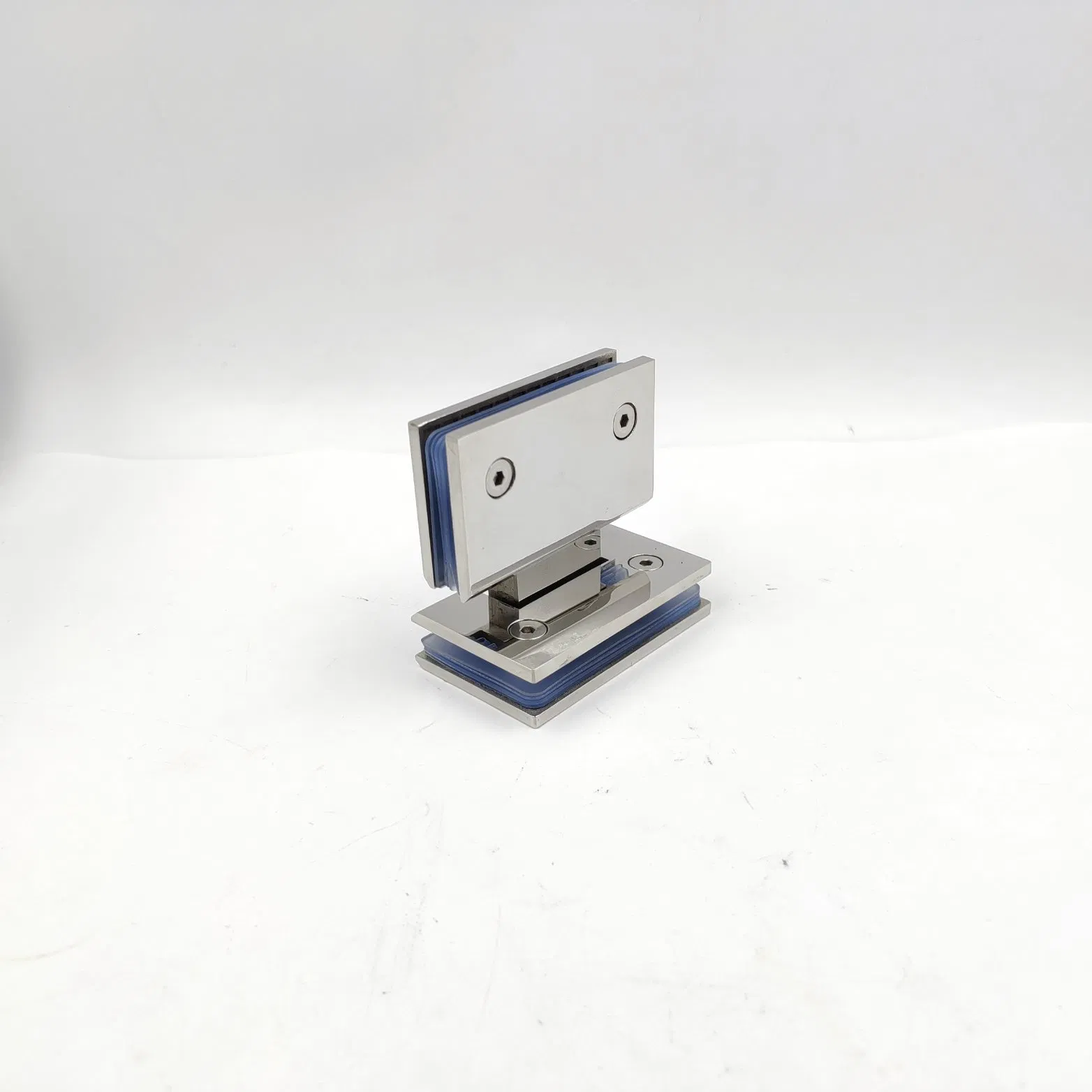 Square 180 Degree Bathroom Glass Clamp