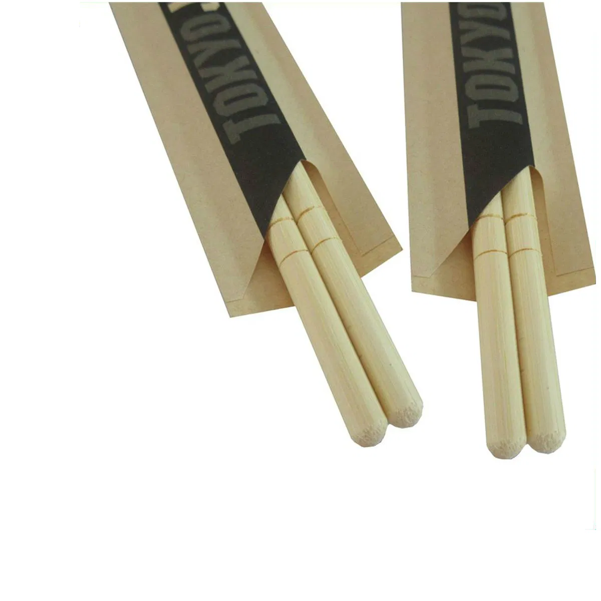 Factory Direct Sale Natural Bamboo Round Chopsticks Custom Logo