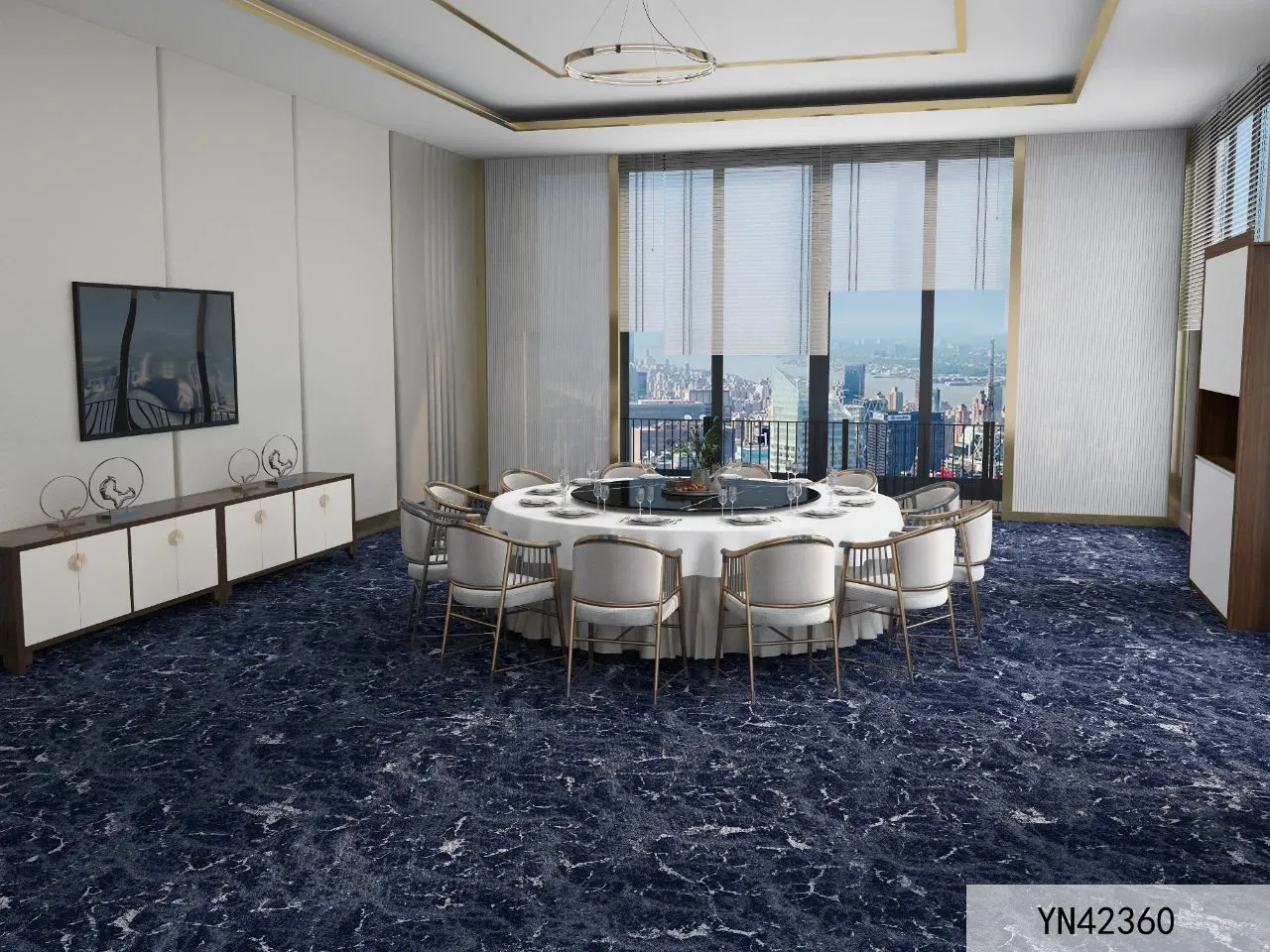 Skid-Proof Rug Mat Wholesale Commercial Hotel Floor Covering Wool Household Broadloom Axminster Carpet