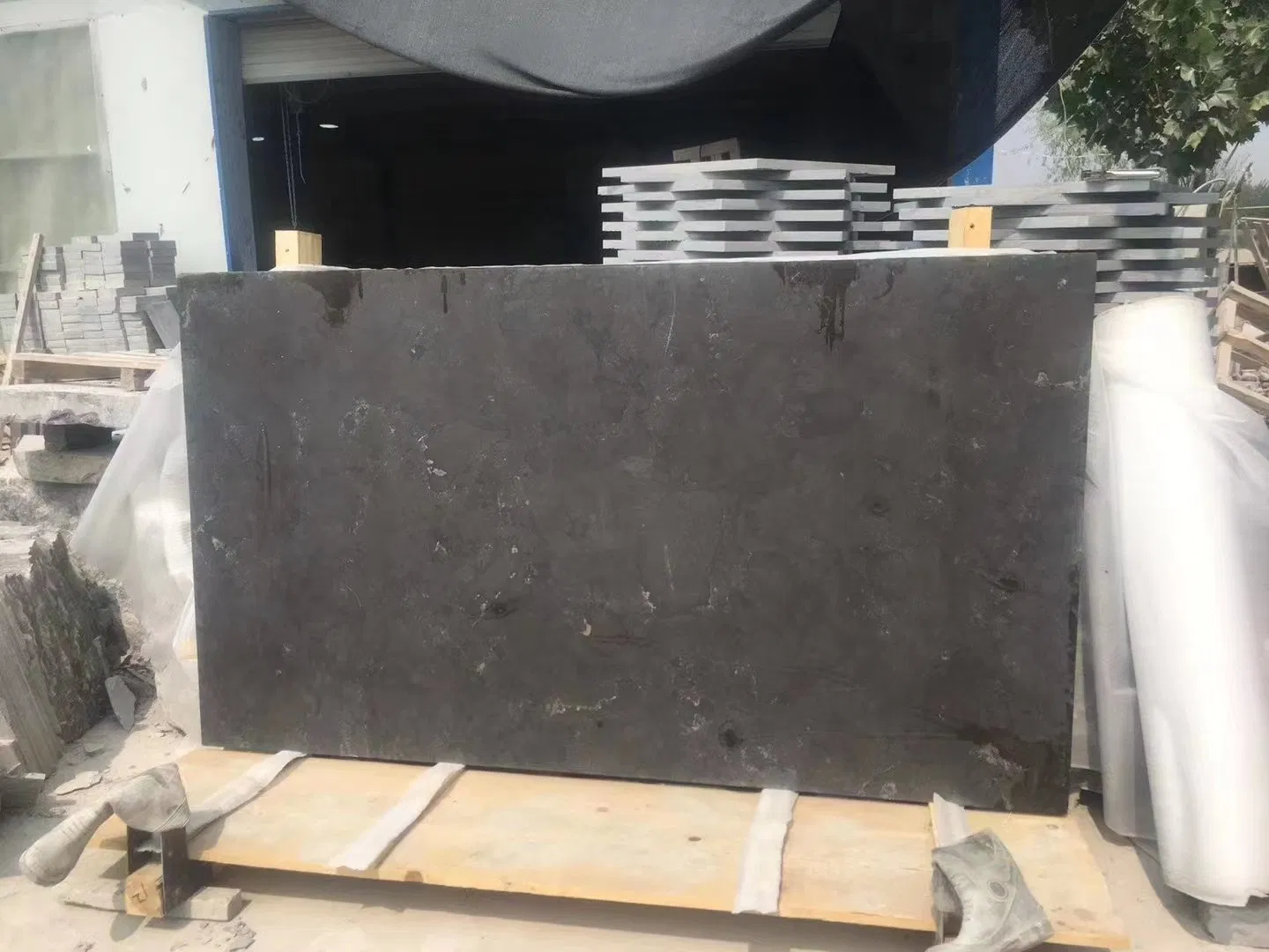 Marble Granite Stone Blue Limestone Countertop and Tile